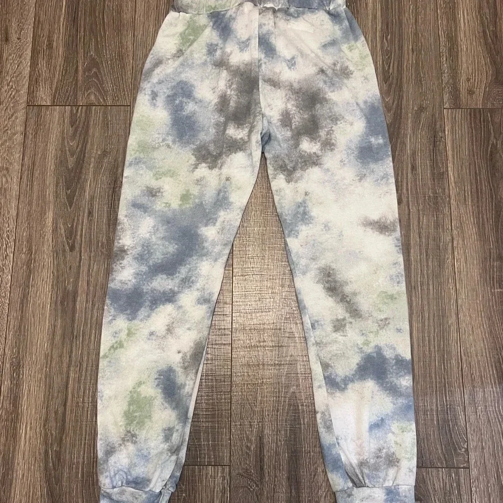 Girls' Vintage Havana Tie Dye Tencel Joggers Size M - Picture 6 of 6